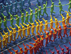 משתתפים בטקס הפתיחה של המשחקים הפאראלימפיים (צילום: רויטרס)
